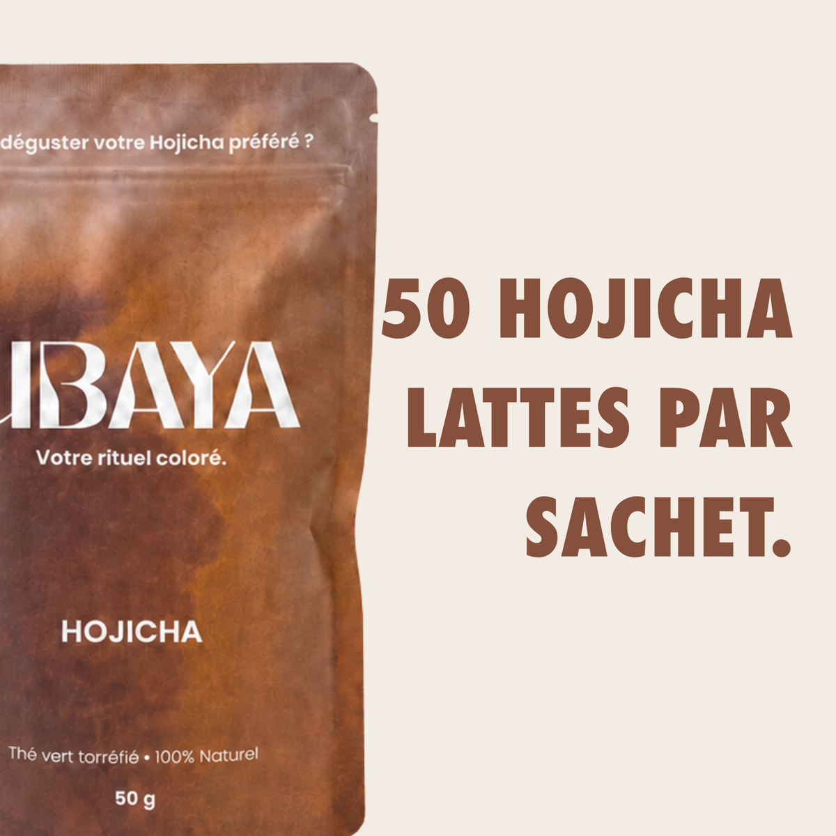 Poudre de Hojicha 100% Naturelle