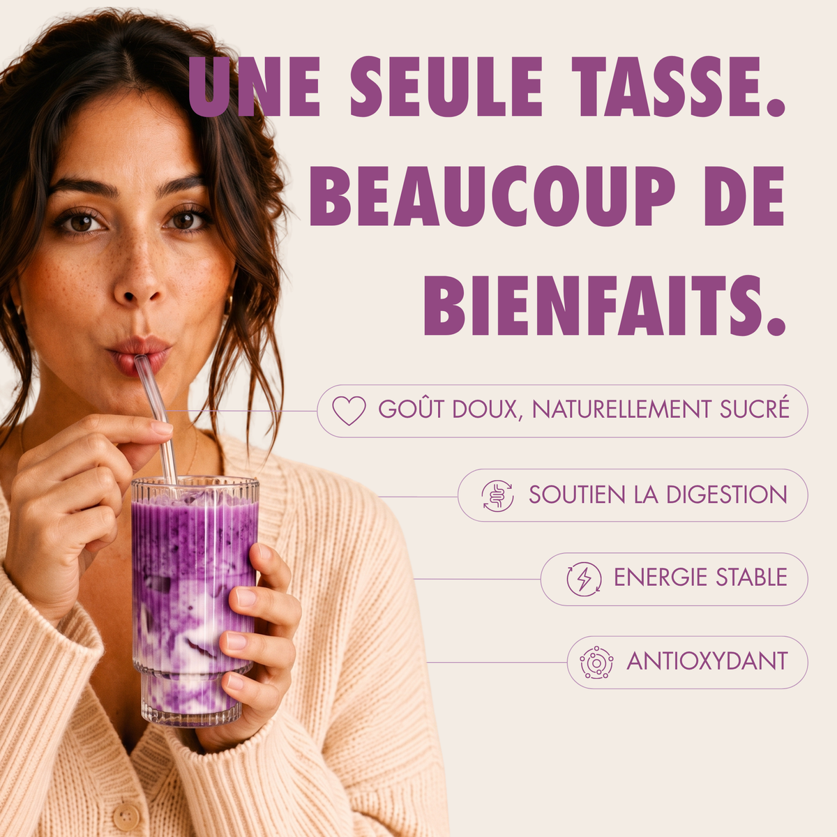 Poudre d’Ube Vanille 100% Naturelle