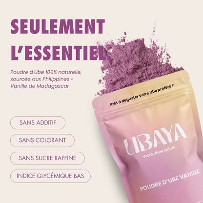 Poudre d’Ube Vanille 100% Naturelle
