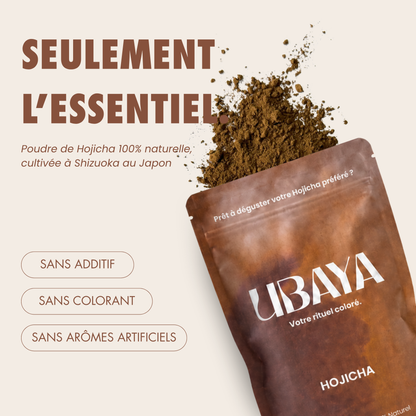 Poudre de Hojicha 100% Naturelle