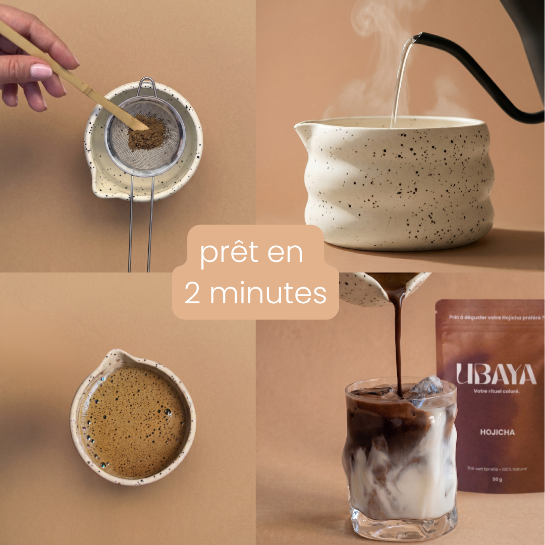 Poudre de Hojicha 100% Naturelle