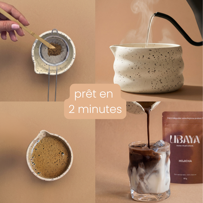 Poudre de Hojicha 100% Naturelle